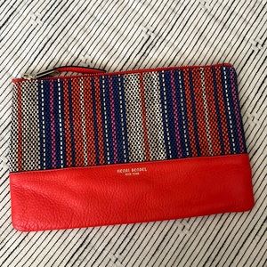 Henri Bendel zip clutch